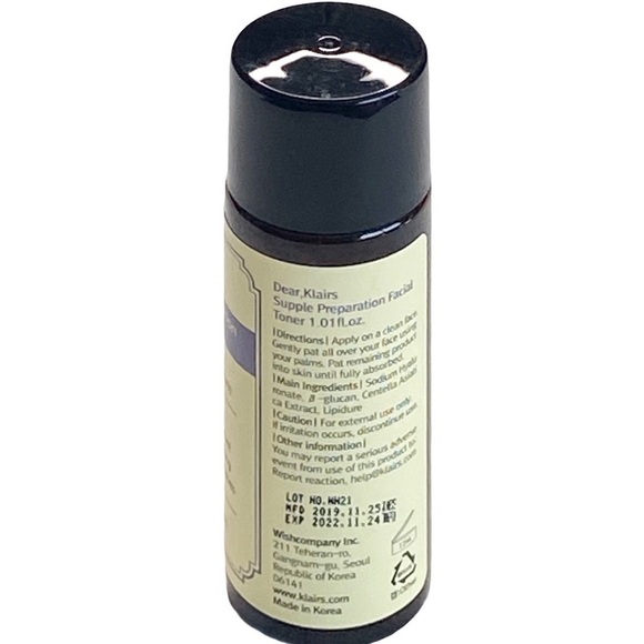 FREE w/$25 Order 𖦹 new Klairs ☼ Supple Preparation Facial Toner ☼ Hyaluronic - Picture 5 of 16